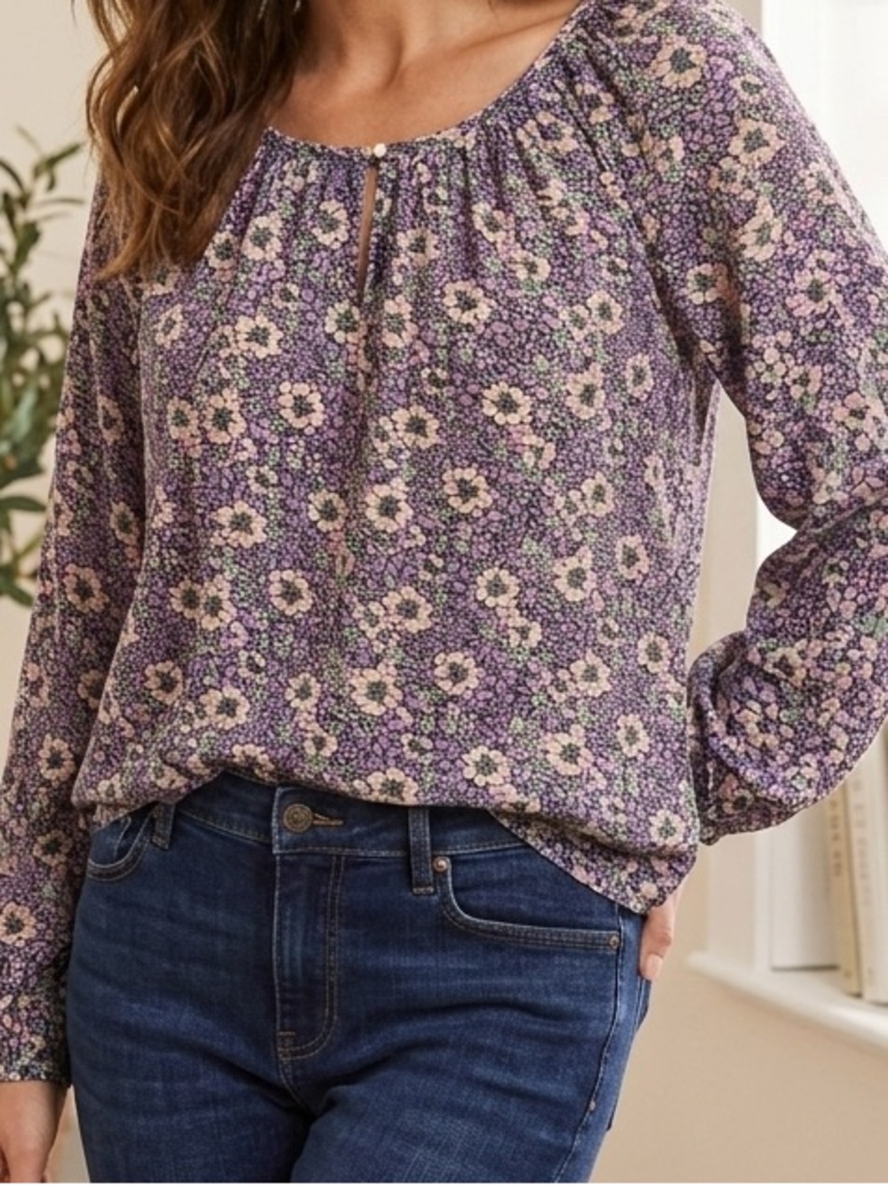 Chaps Floral Top